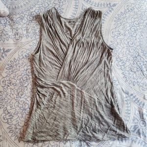 Grey Sleeveless Top